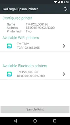 GoFrugal Epson Printer android App screenshot 3